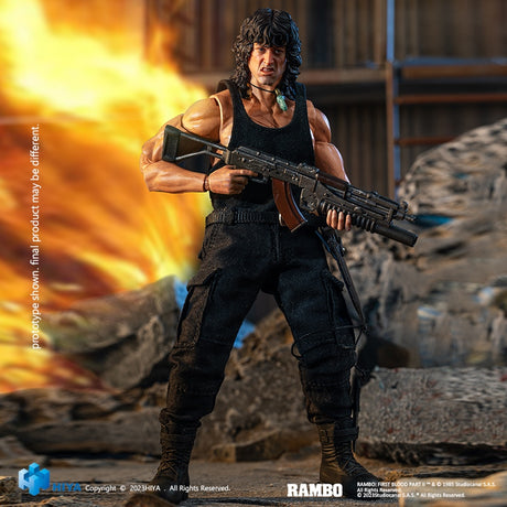 Rambo: Rambo III: 1/12 Scale Figure: Hiya Toys-Hiya Toys