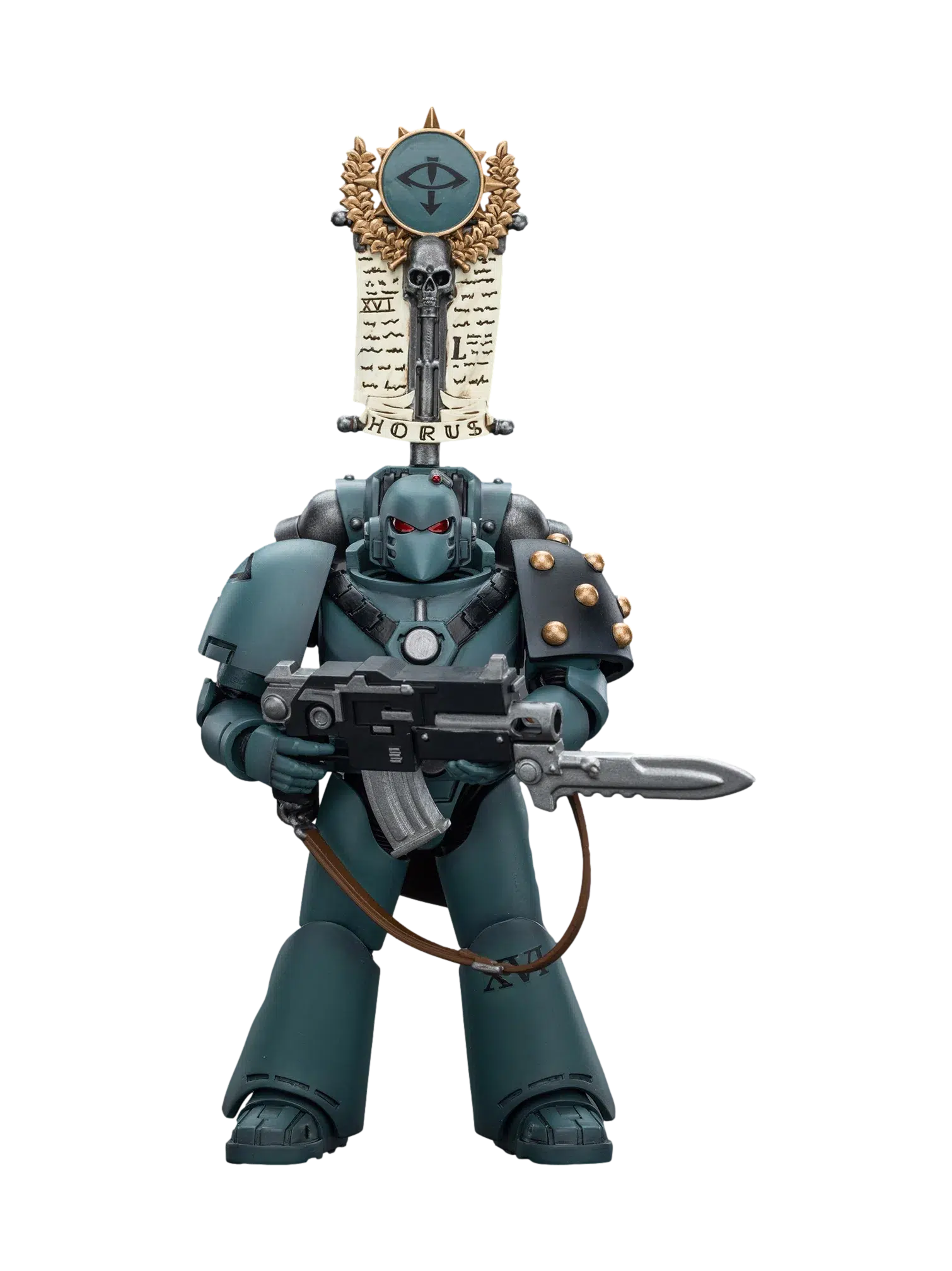 Warhammer: Horus Heresy: Sons Of Horus: MKVI Tactical Squad Legionary with Legion Vexilla