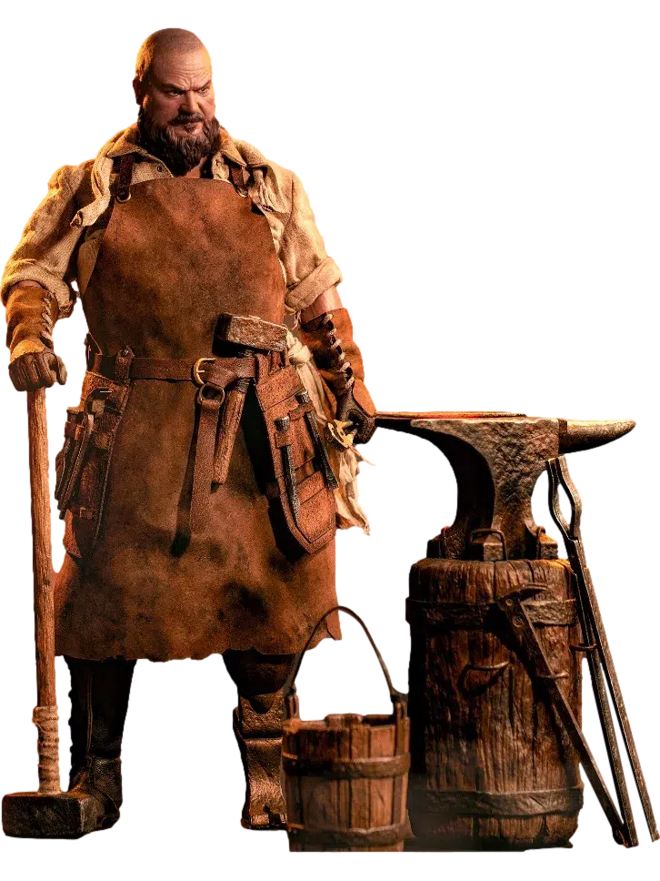 The Evolution of Europe: Blacksmith Of The Middle Ages: POP-EE02: Pop Costume: Sixth Scale Figure: Pop Costume