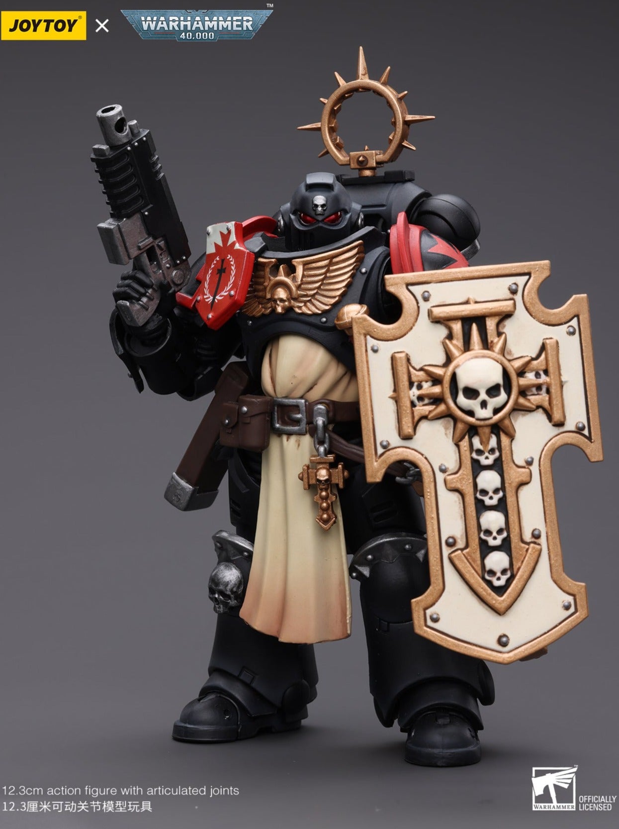 Warhammer 40k: Black Templars: Primaris Space Marine: Bladeguard Veteran: Joy Toy