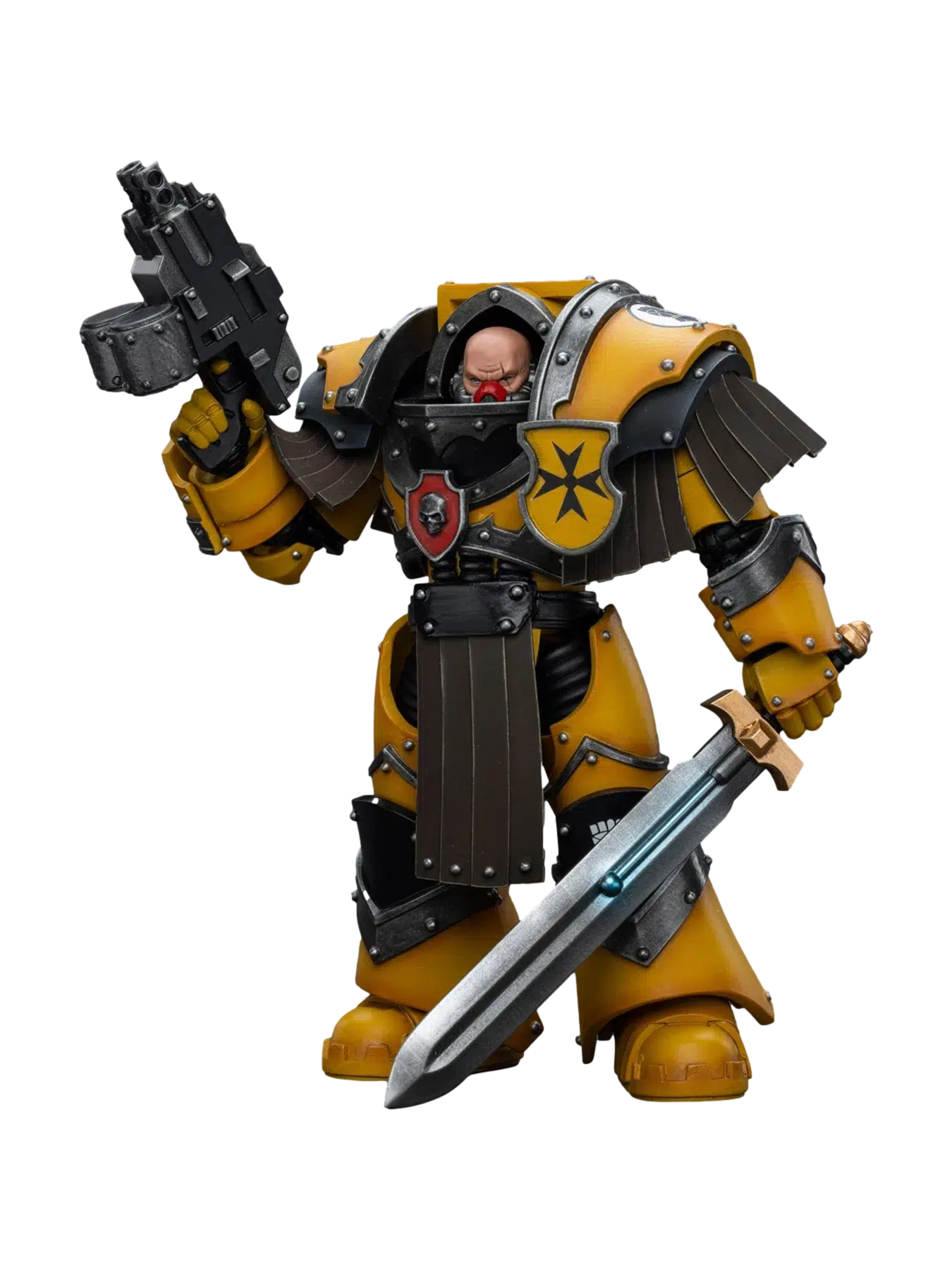 Warhammer: Horus Heresy: Imperial Fists: Legion Cataphractii Terminator Squad: Legion Cataphractii Sergeant with Power Sword: Joy Toy