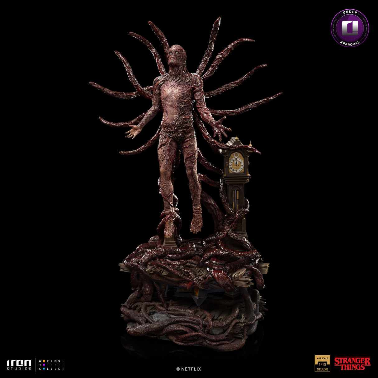 Stranger Things: Vecna Deluxe: 1/10 Scale Statue-Iron Studios