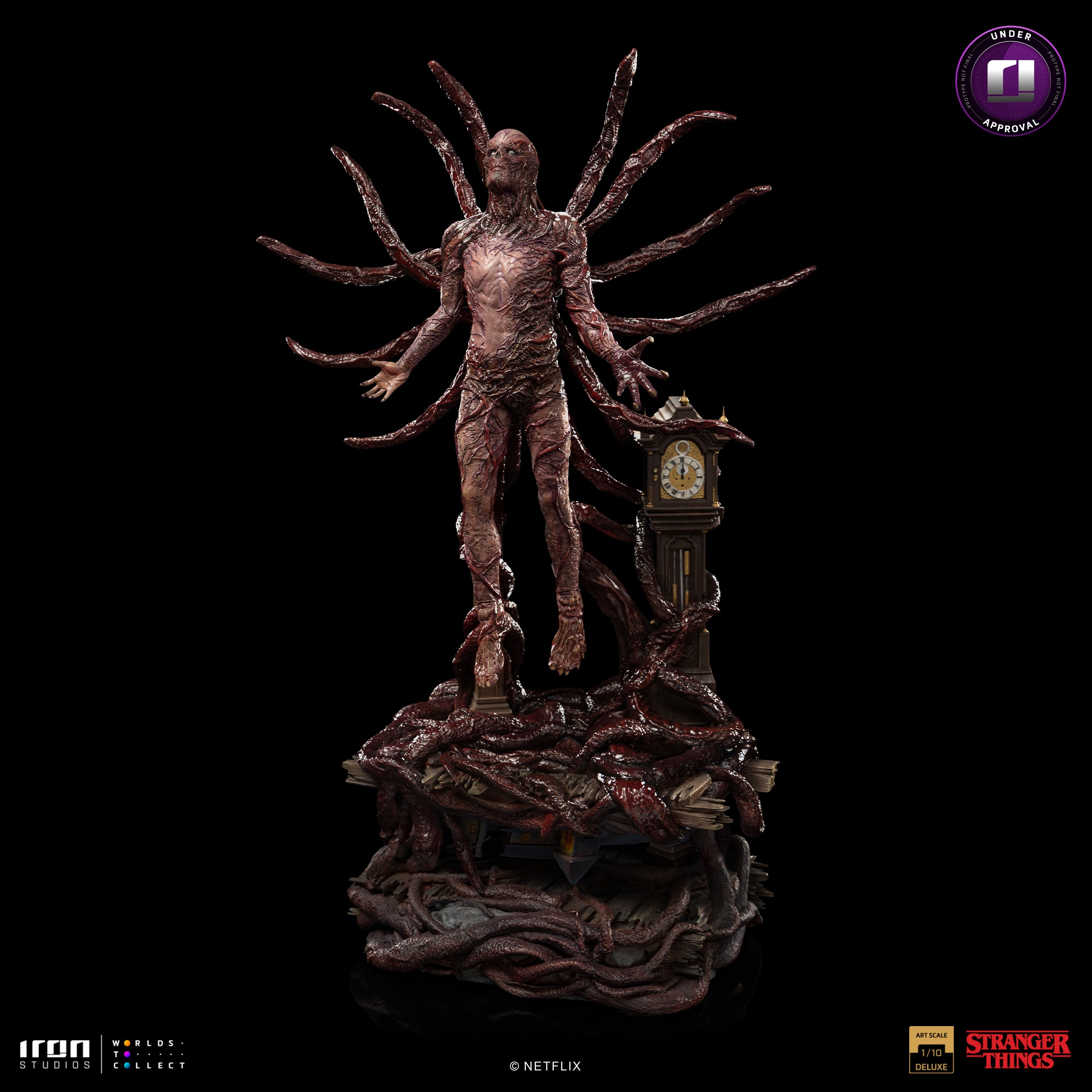 Stranger Things: Vecna Deluxe: 1/10 Scale Statue-Iron Studios