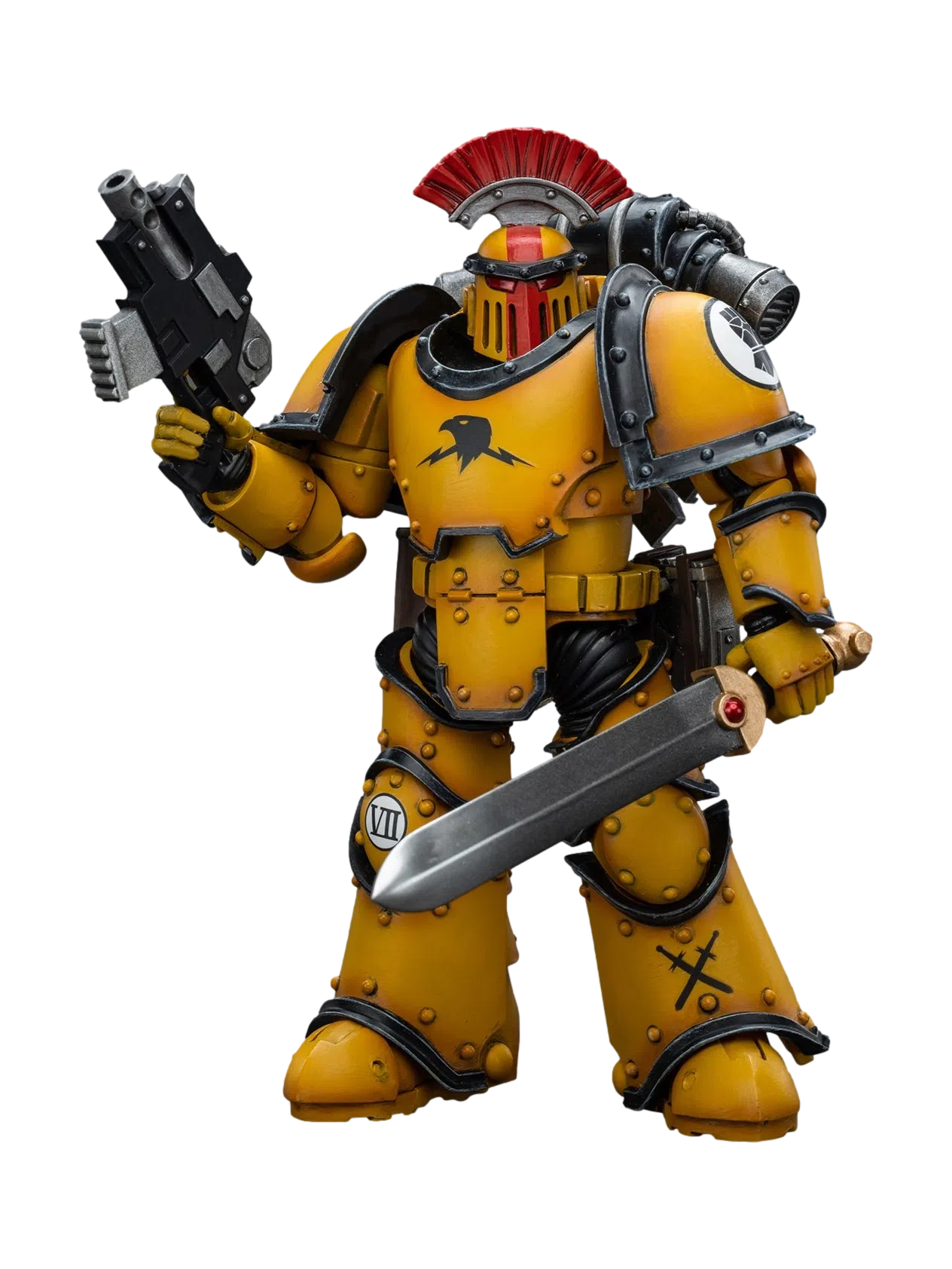 Warhammer: The Horus Hersey: Imperial Fists: Legion MkIII Tactical Squad Sergeant with Power Sword Action Figure Joy Toy