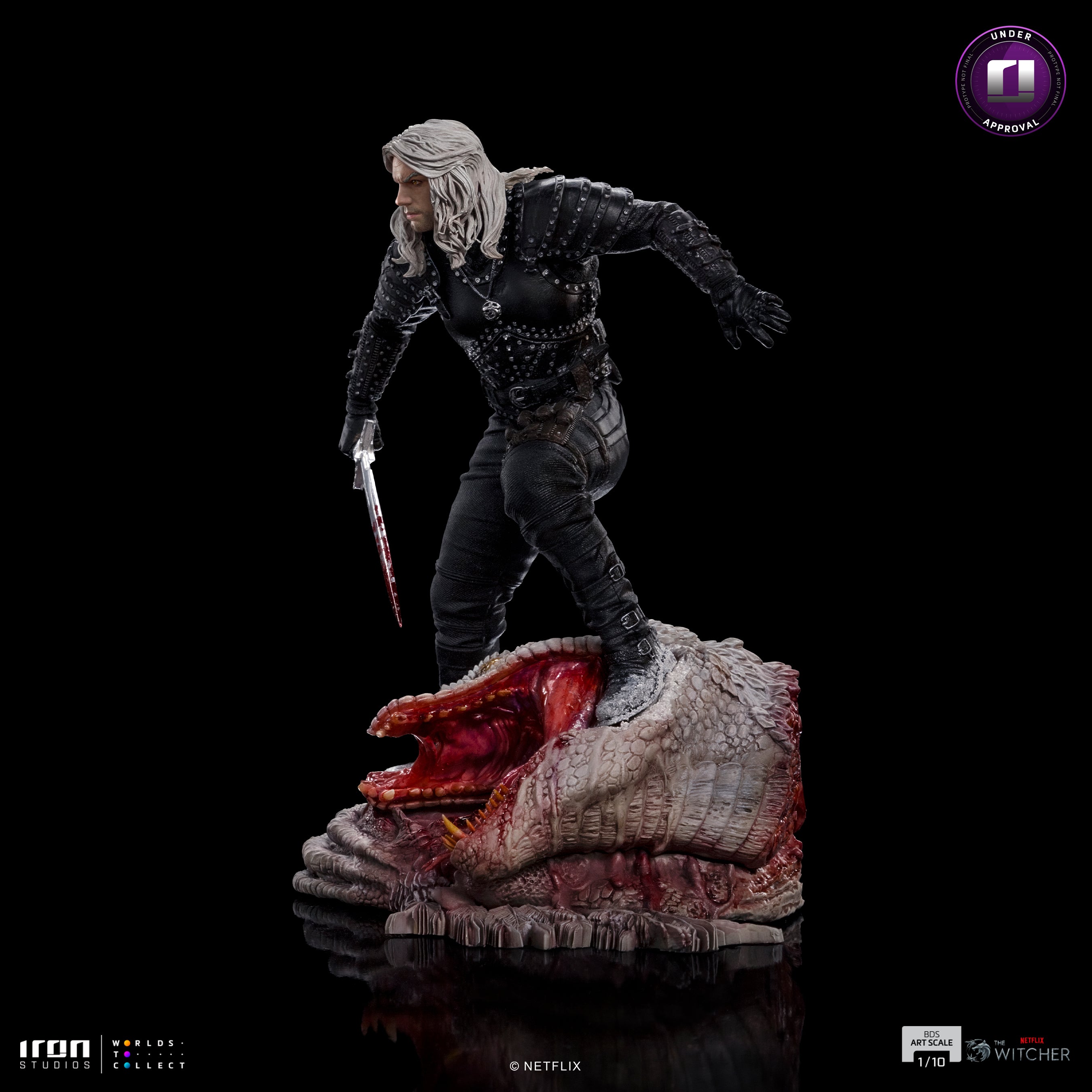 The Witcher 3: Geralt Of Rivia: 1/10 Scale Statue: Iron Studios