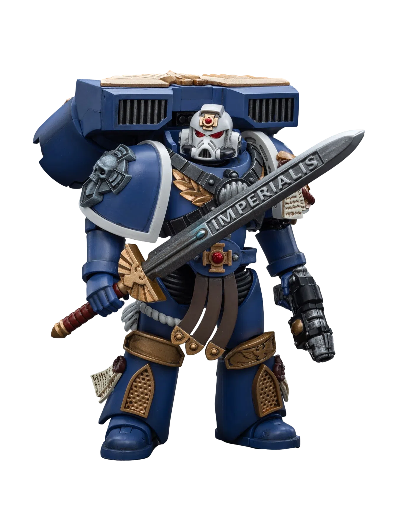 Warhammer 40k: Ultramarines: Vanguard Veteran Sergeant Action Figure Joy Toy