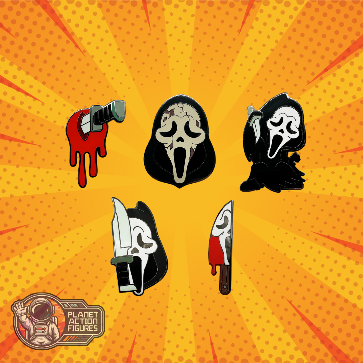 Scream: Ghost Face: Pin Set: YouTooz