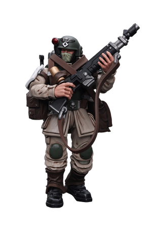 Warhammer 40k: Astra Militarum: Cadian Command Squad: Veteran with Medi Pack-Joy Toy