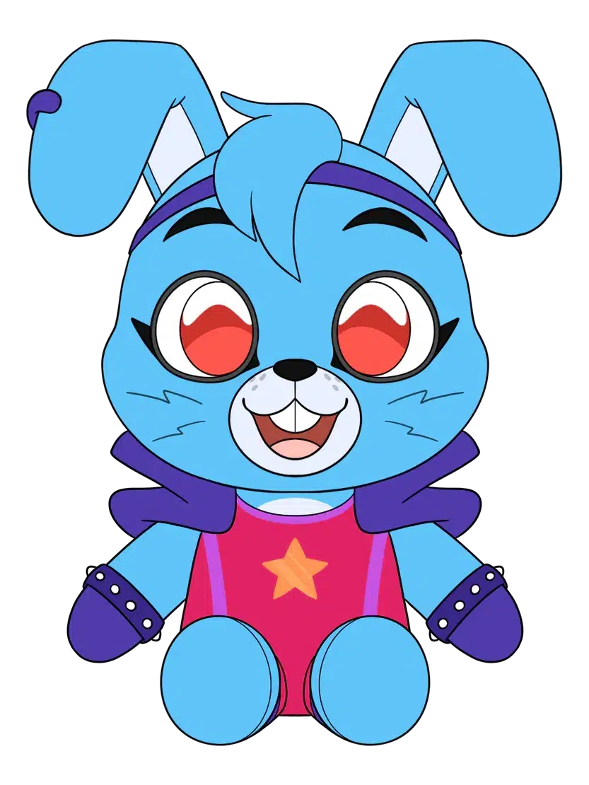 Five Nights at Freddy's: Ruined Glamrock Bonnie: Plush: (9IN): YouTooz