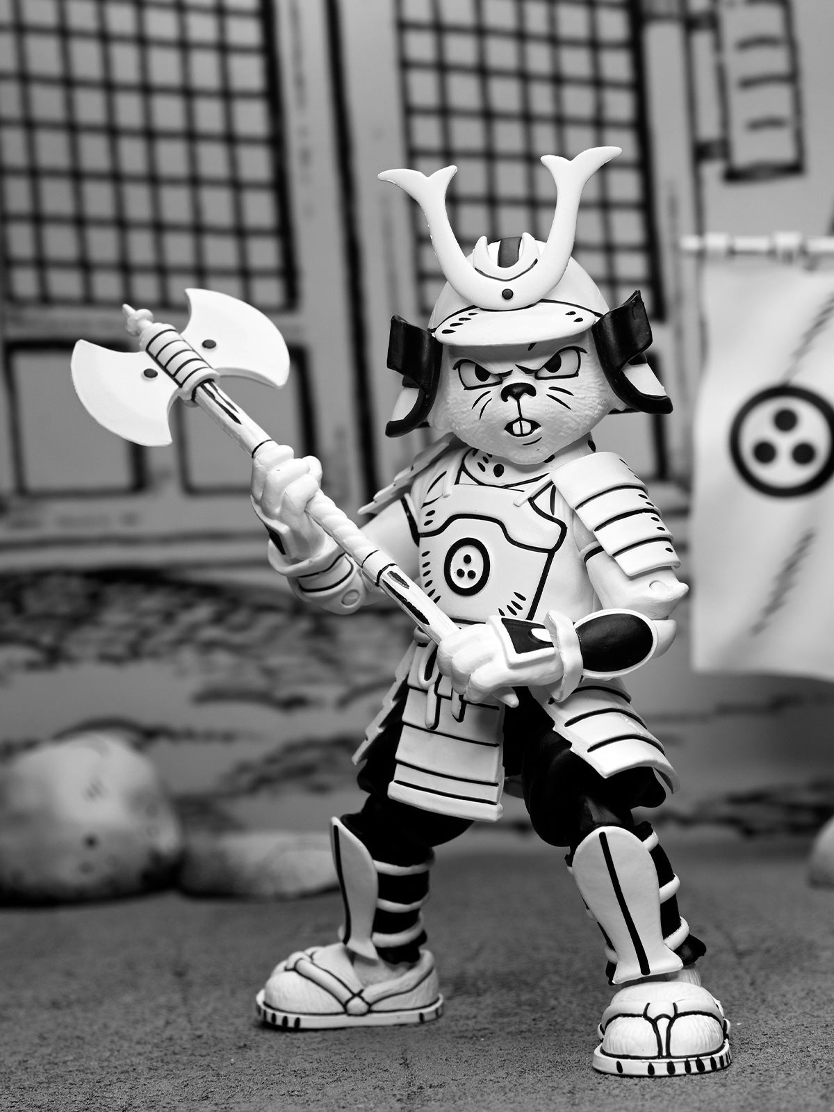 Usagi Yojimbo: Samurai Usagi Yojimbo: (Black & White Ver.): 7 Inch Action Figure