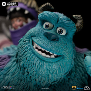Sulley, Mike & Boo: Monsters Inc Diorama: Deluxe: 1/10 Scale Statue: Iron Studios-Iron Studios