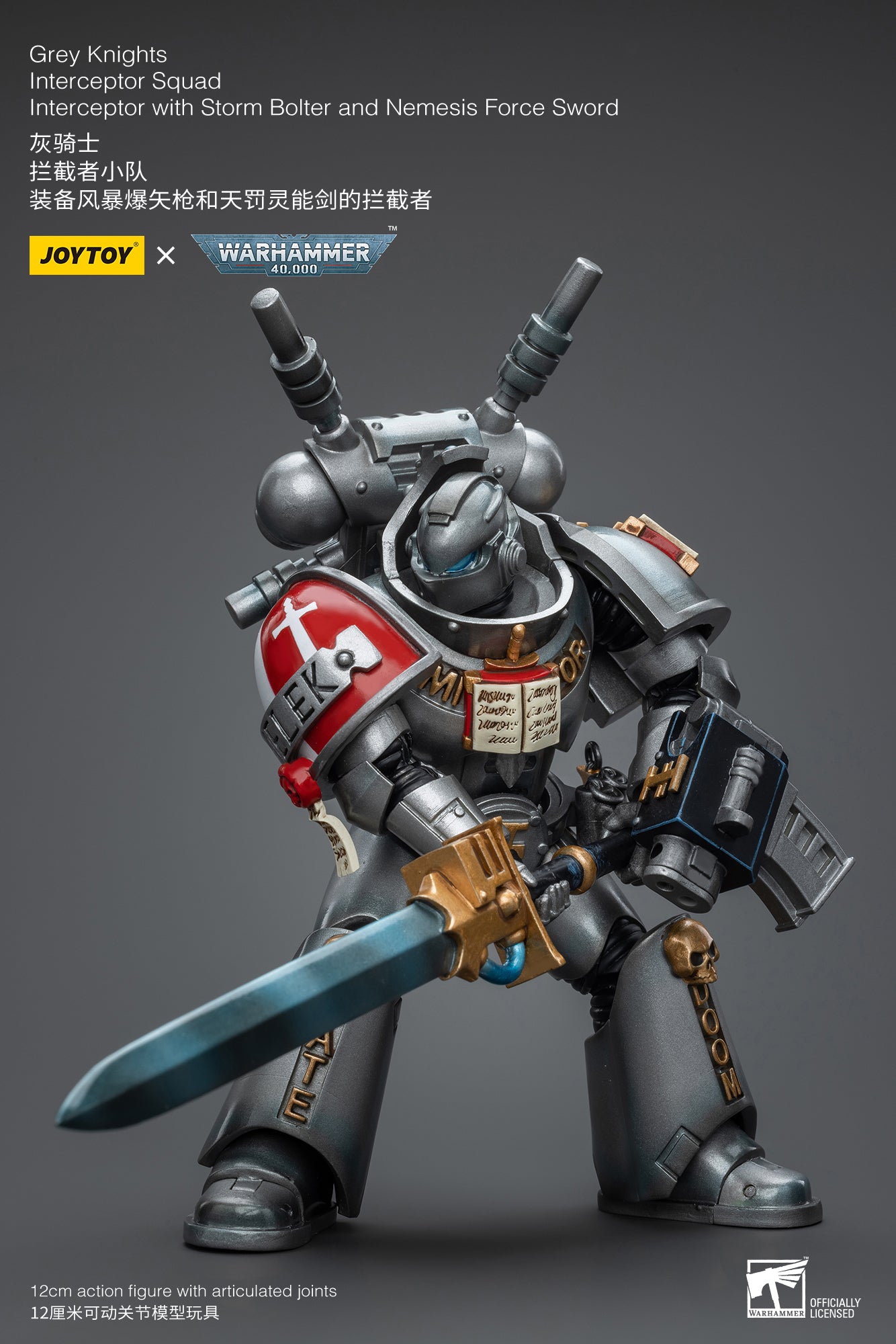 Warhammer 40k: Grey Knights: Interceptor with Storm Bolter and Nemesis Force Sword: Joy Toy