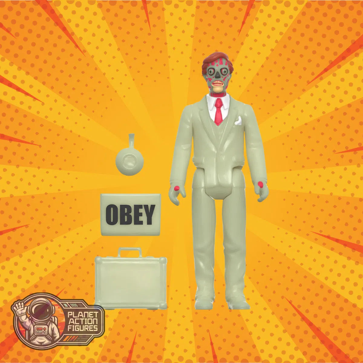 They Live: Male Ghoul: (Glow): Wave 02: ReAction: Action Figure: Super7