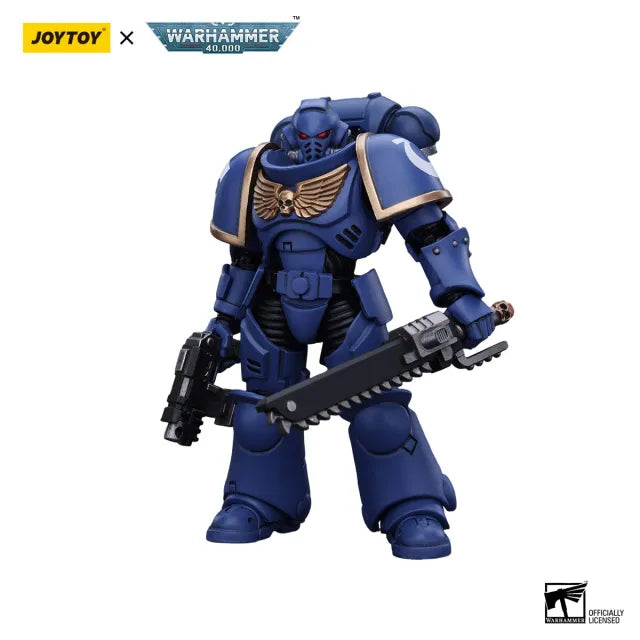 Warhammer 40k: Space Marines: Ultramarines: Assault Intercessor: Brother Catonus: Action Figure: Joy Toy