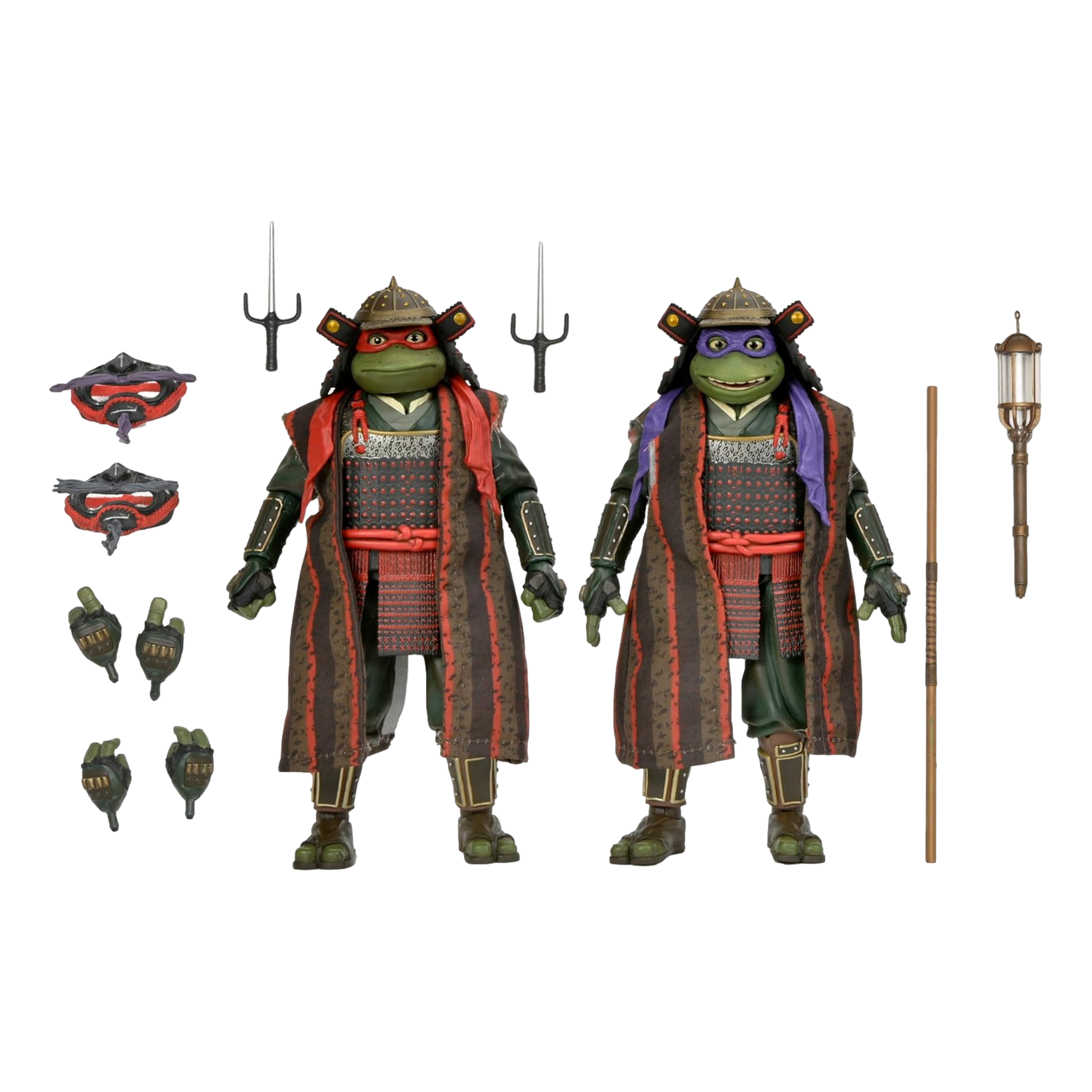 Teenage Mutant Ninja Turtles III: 1993 Movie: Donatello & Raphael: 7" Action Figure 2 Pack