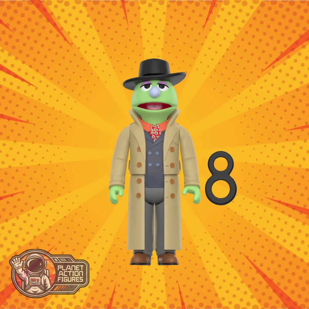 Sesame Street: Lefty The Salesman: Wave 02: ReAction: Action Figure: Super7