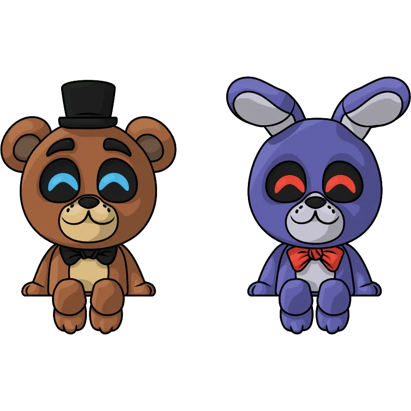 Five Nights at Freddy's: Freddy & Bonnie: Monitor Buddiez: Vinyl Figures: YouTooz