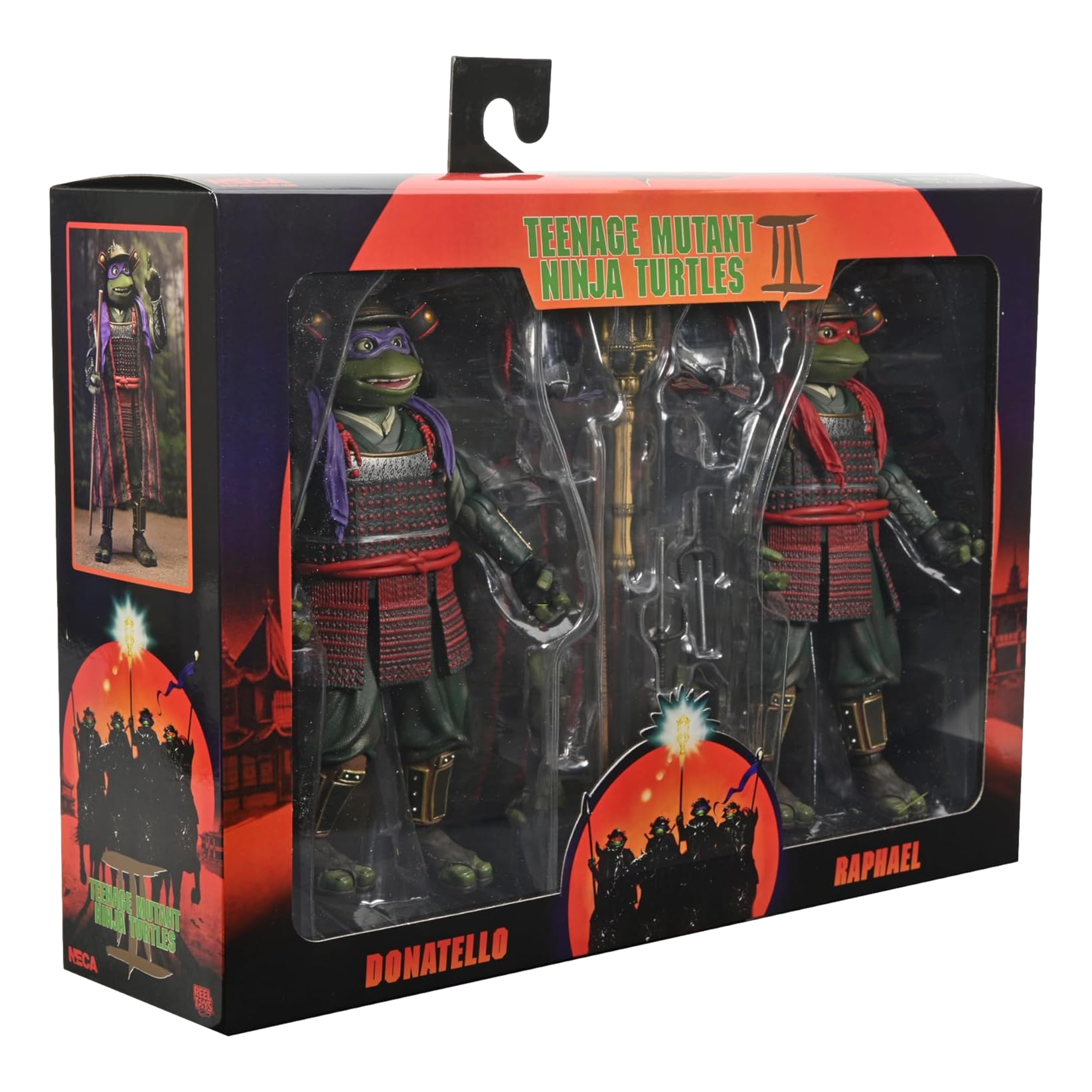 Teenage Mutant Ninja Turtles III: 1993 Movie: Donatello & Raphael: 7" Action Figure 2 Pack