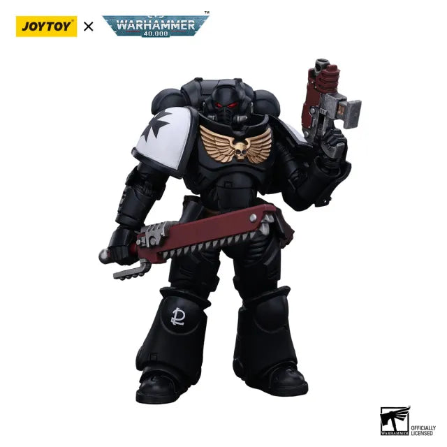 Warhammer 40k: Space Marines: Black Templars: Assault Intercessor: Outriders: Brother Valtus: Action Figure: Joy Toy