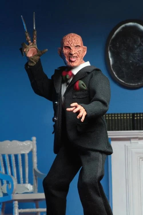 A Nightmare on Elm Street: Freddy Krueger (Tuxedo) 8 Inch: Clothed Action Figure - Neca Action Figure