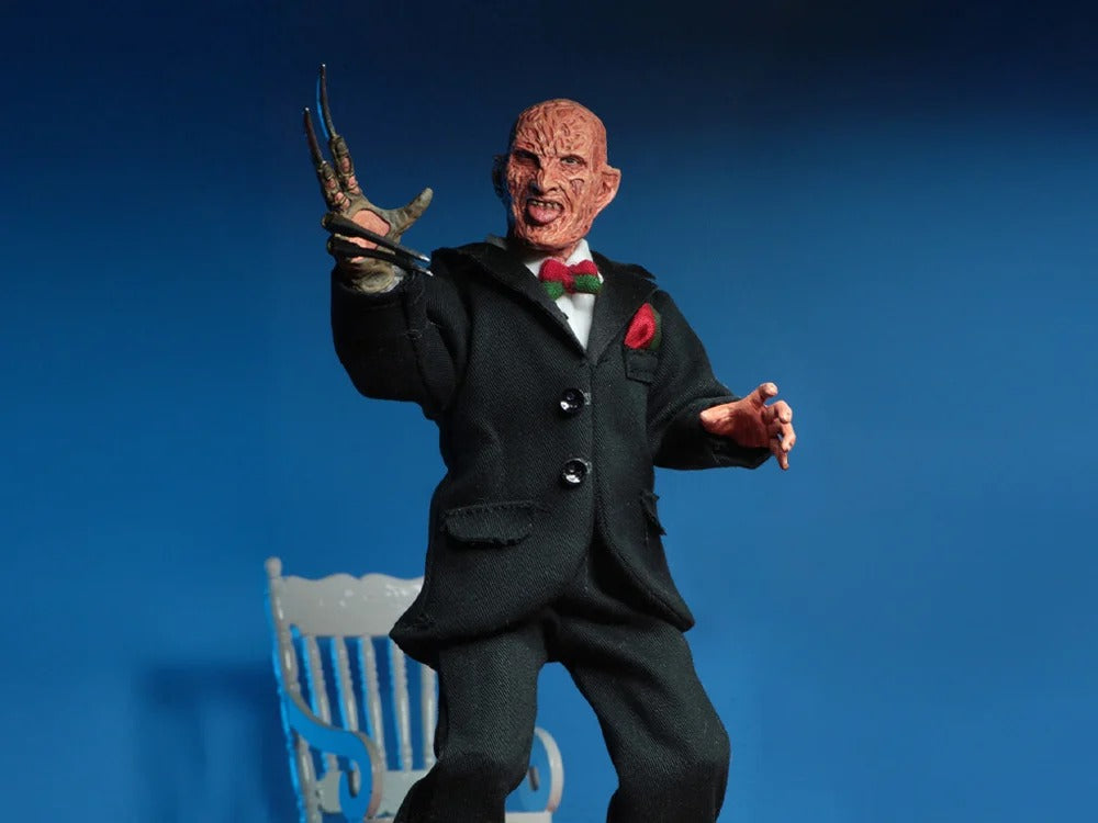 A Nightmare on Elm Street: Freddy Krueger (Tuxedo) 8 Inch: Clothed Action Figure - Neca Action Figure