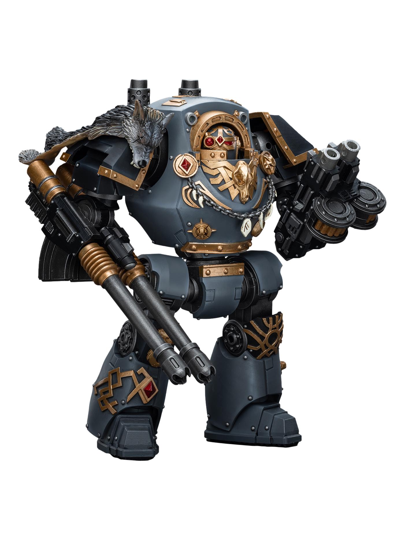 Warhammer: Horus Heresy: Space Wolves: Contemptor Dreadnought with Gravis Bolt Cannon