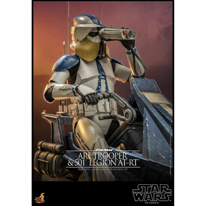 ARF Trooper & 501st Legion AT-RT: Star Wars The Clone Wars: TMS91 - Hot Toys Action Figure