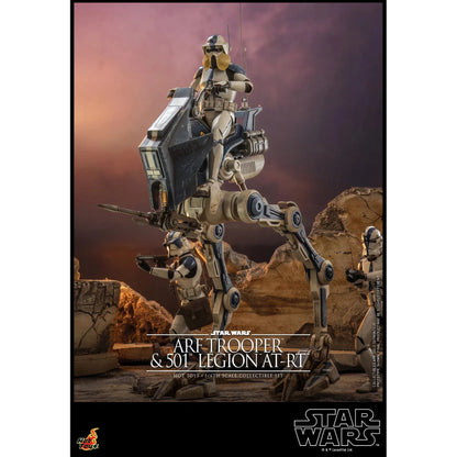 ARF Trooper & 501st Legion AT-RT: Star Wars The Clone Wars: TMS91 - Hot Toys Action Figure