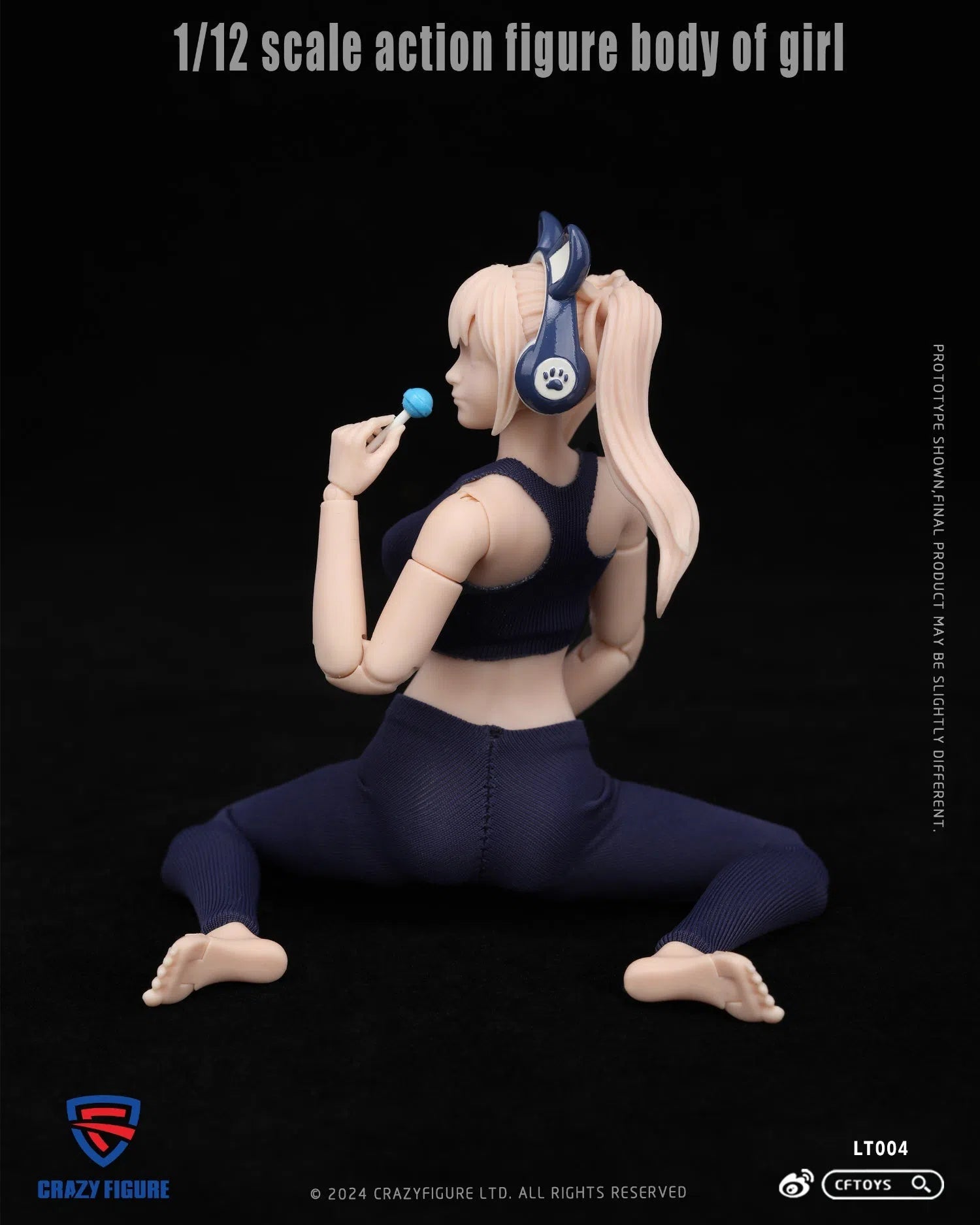 Action Figure Body: Female: LT004: 1/12 Crazy Figure