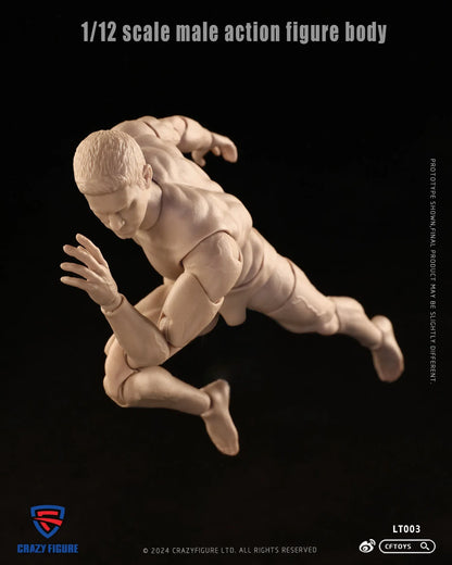 Action Figure Body: Male: LT003: 1/12 Crazy Figure