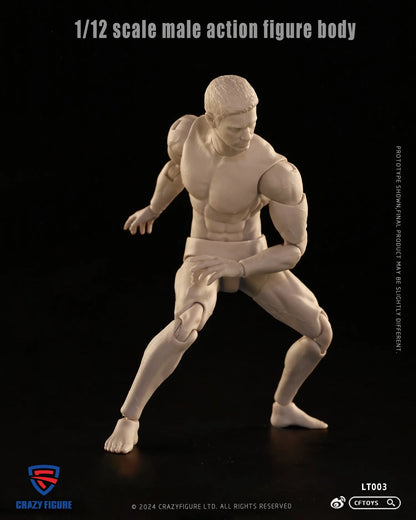 Action Figure Body: Male: LT003: 1/12 Crazy Figure