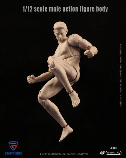 Action Figure Body: Male: LT003: 1/12 Crazy Figure