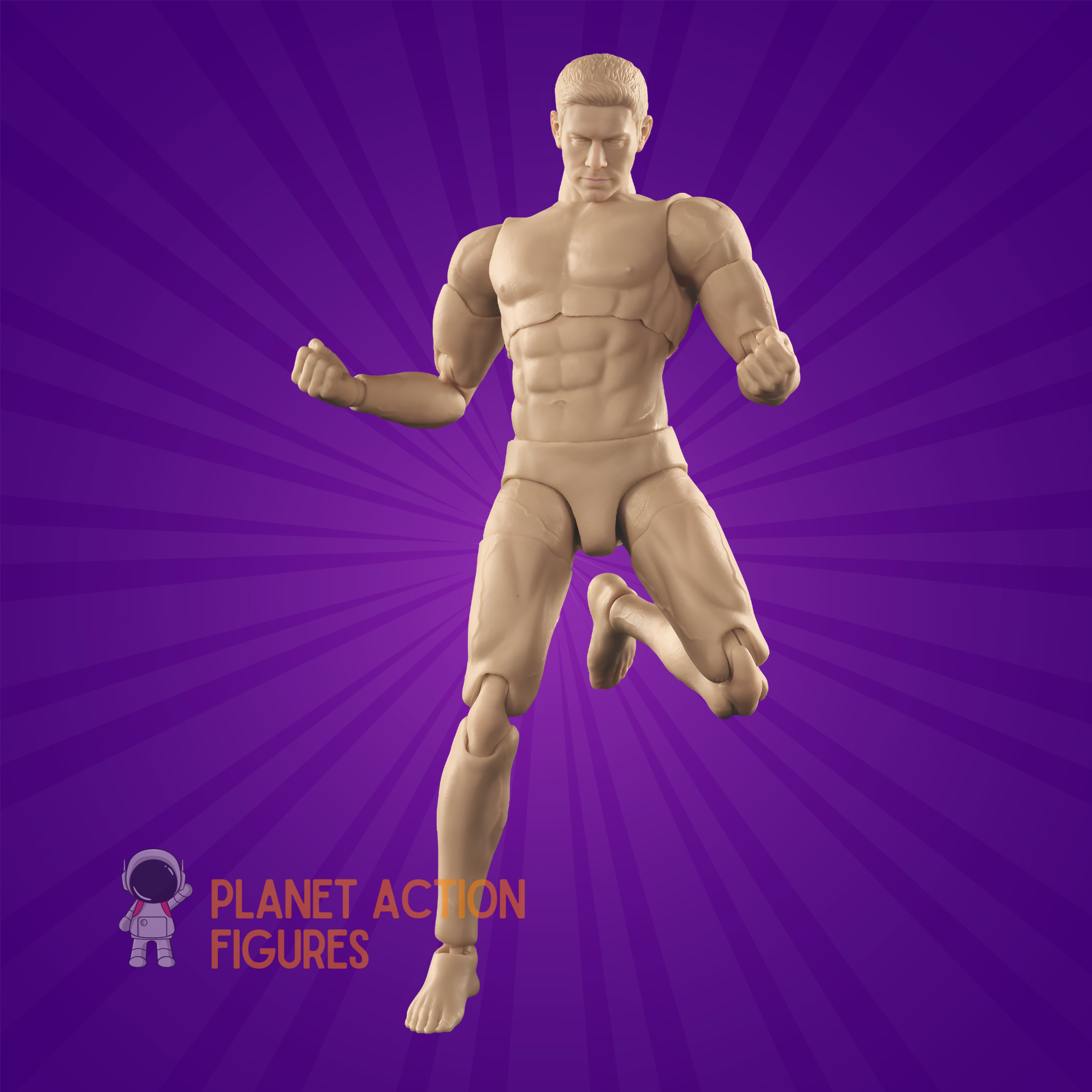 Action Figure Body: Male: LT003: 1/12 Crazy Figure