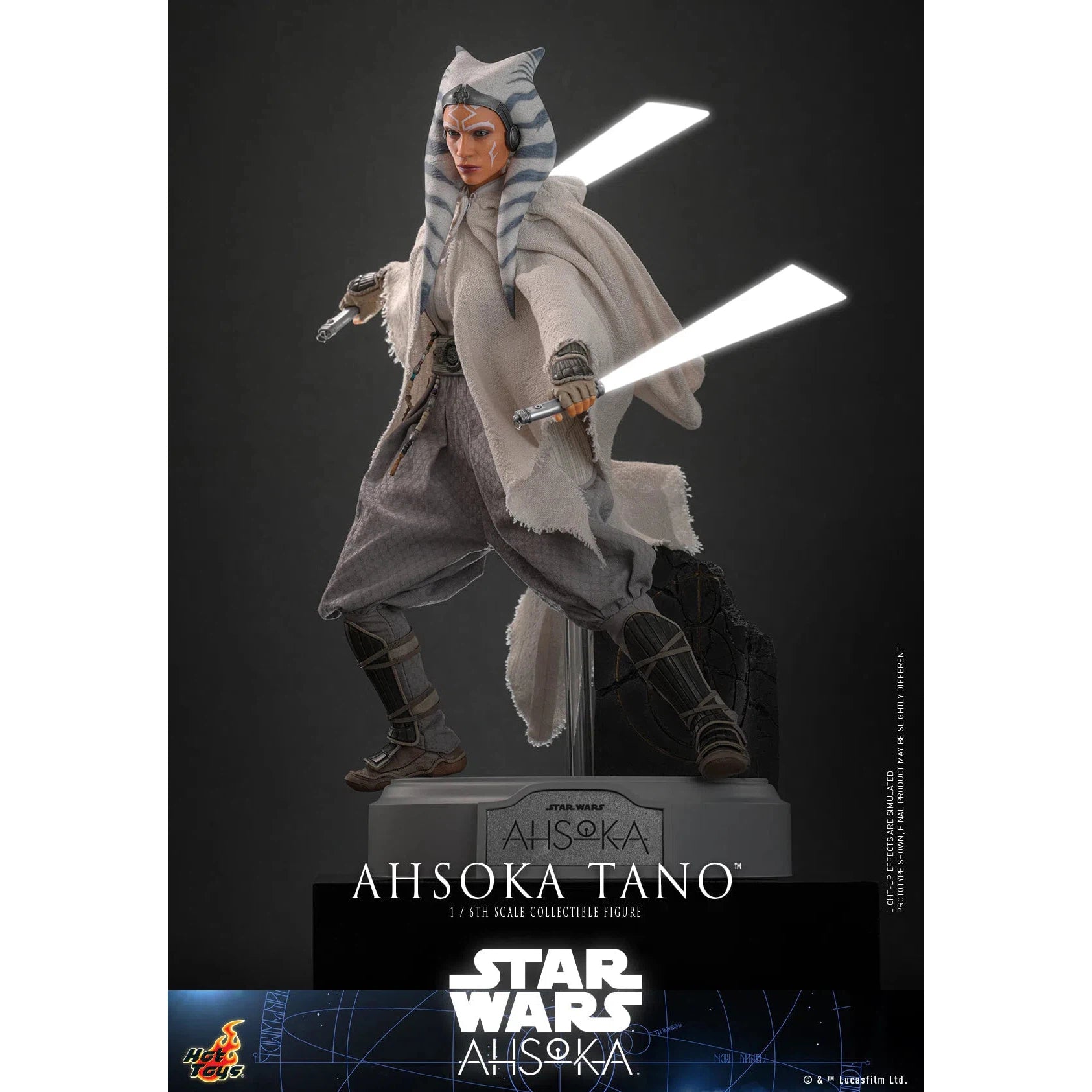 Ahsoka Tano: White Version: Star Wars: Ahsoka Hot Toys