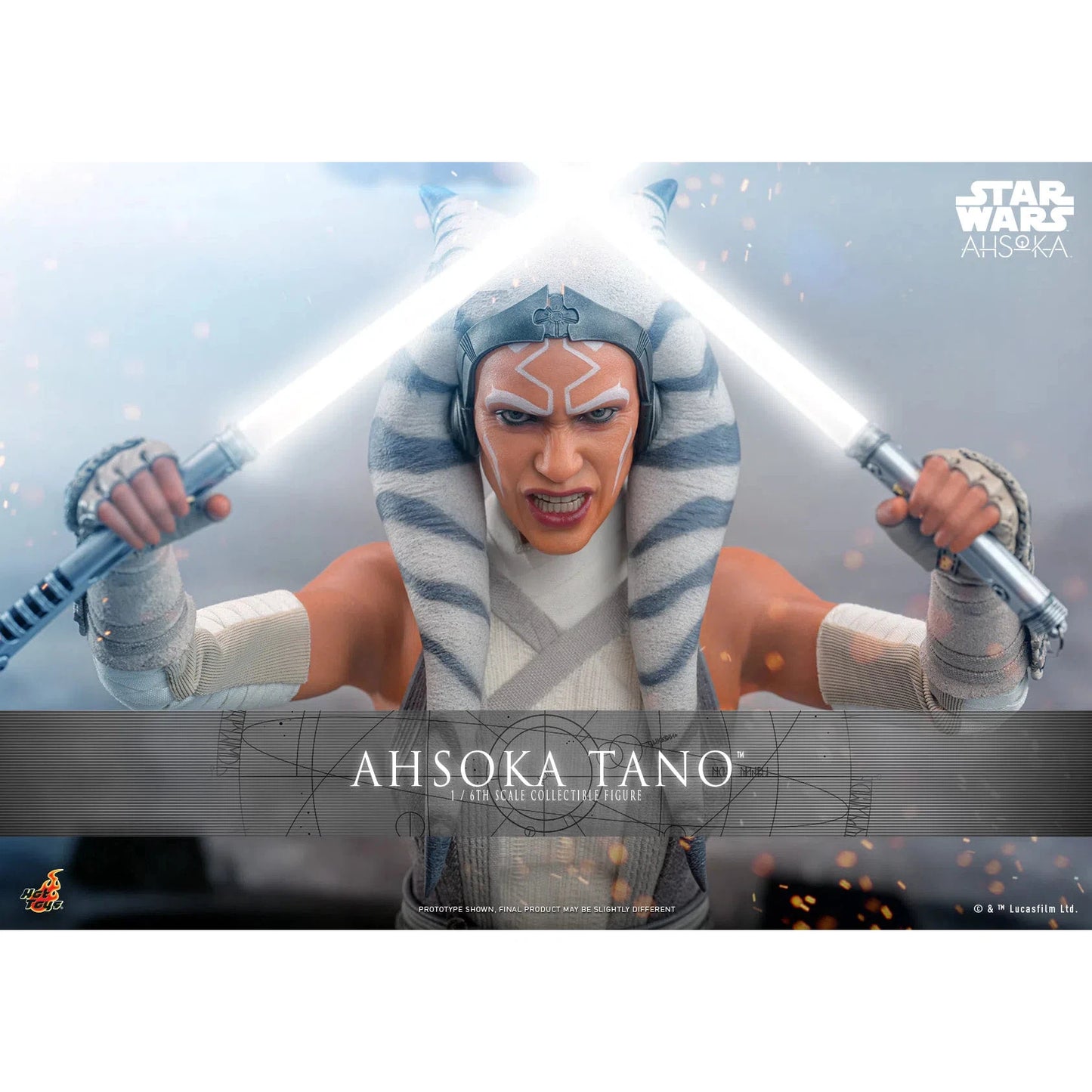 Ahsoka Tano: White Version: Star Wars: Ahsoka Hot Toys
