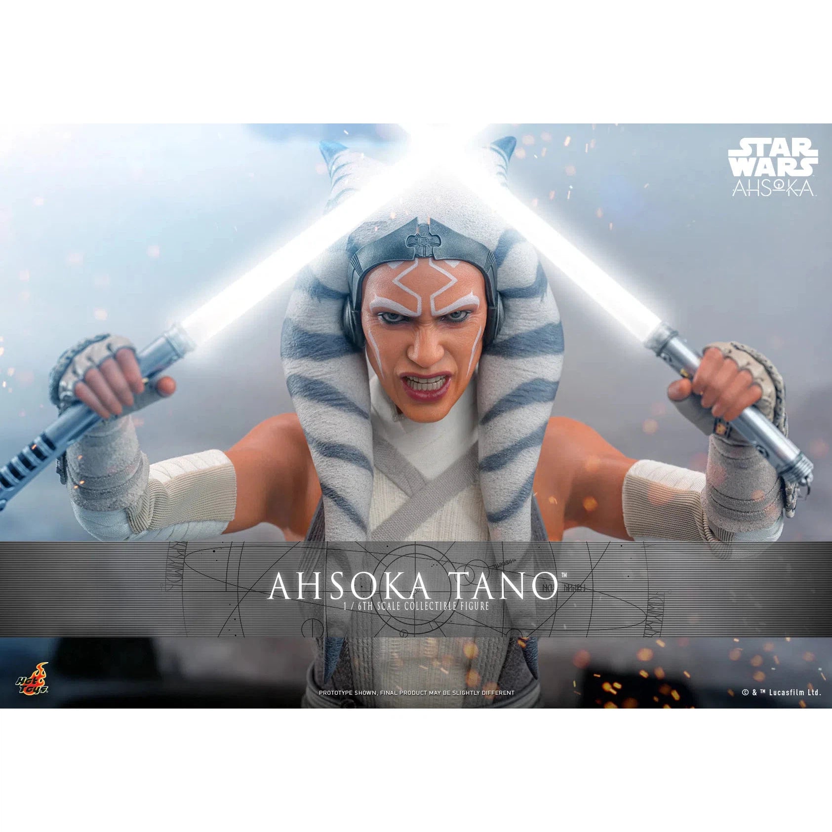 Ahsoka Tano: White Version: Star Wars: Ahsoka Hot Toys