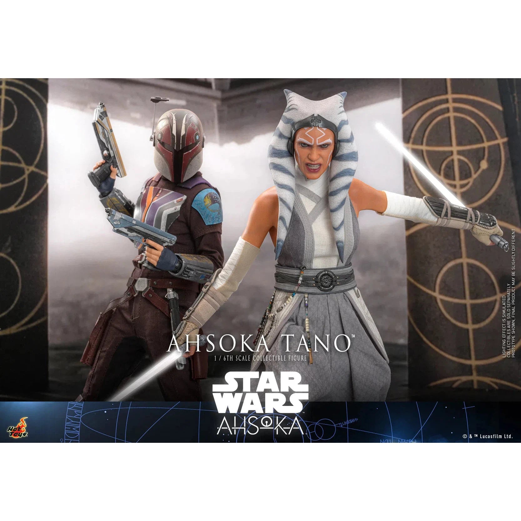 Ahsoka Tano: White Version: Star Wars: Ahsoka Hot Toys