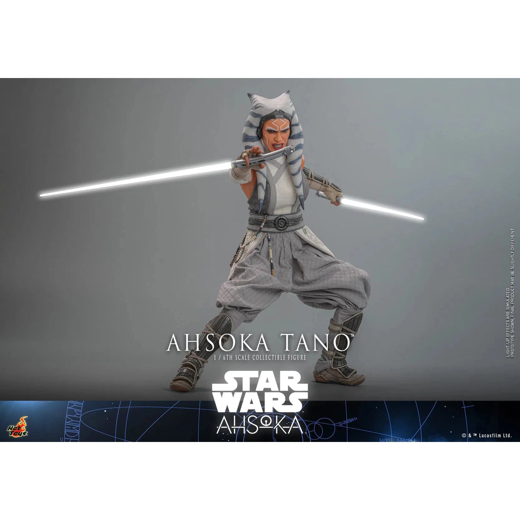Ahsoka Tano: White Version: Star Wars: Ahsoka Hot Toys