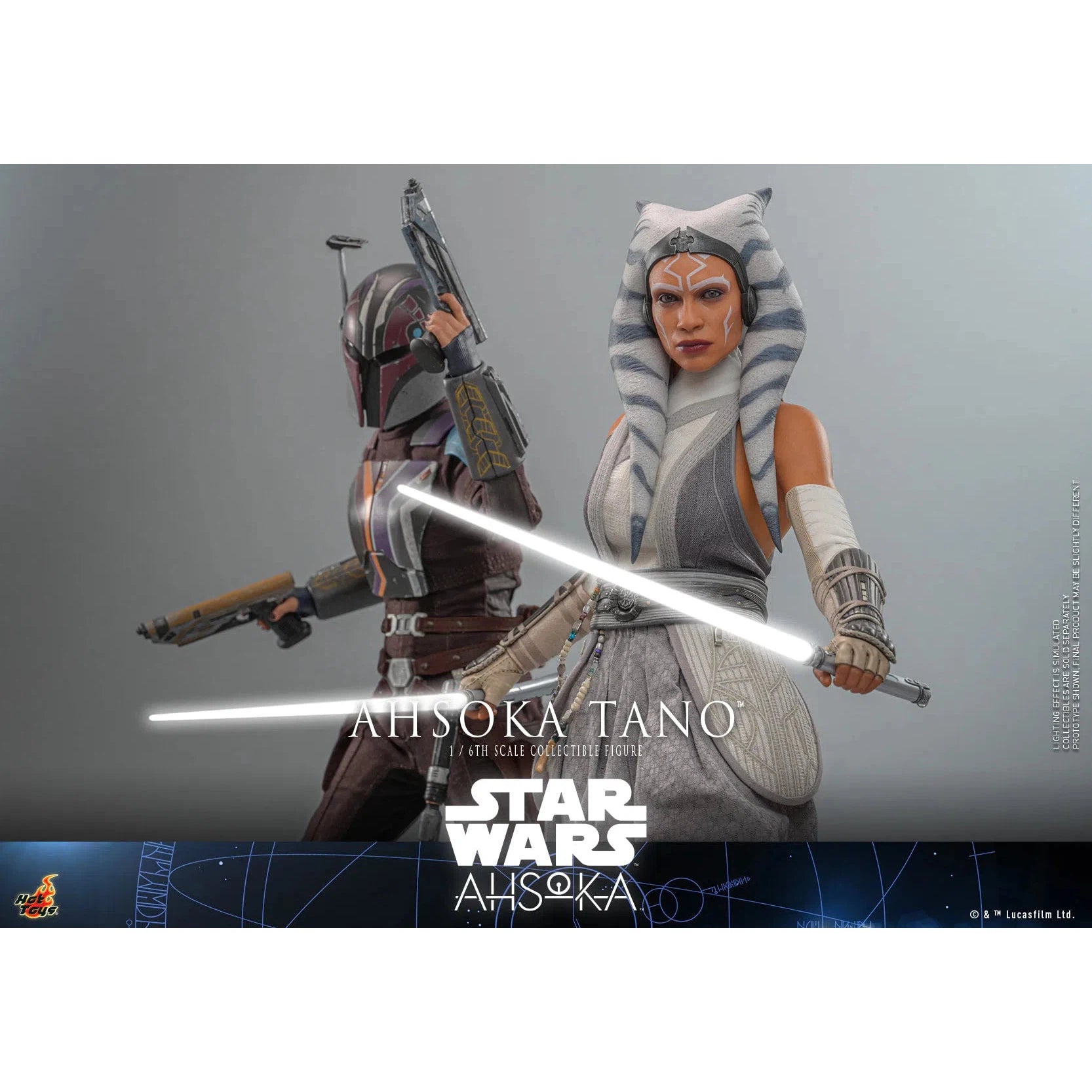 Ahsoka Tano: White Version: Star Wars: Ahsoka Hot Toys