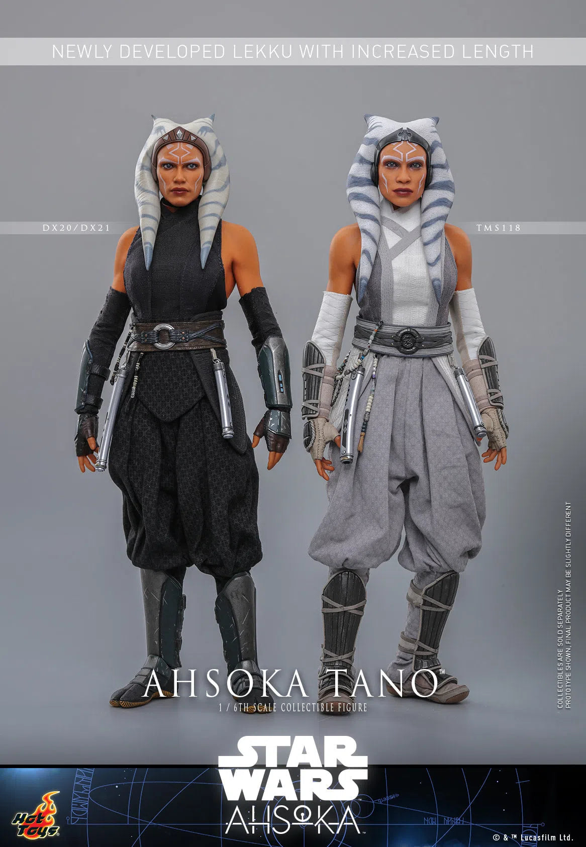 Ahsoka Tano: White Version: Star Wars: Ahsoka Hot Toys