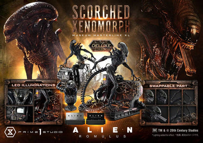Alien: Romulus Museum Masterline XL Statue 1/3 Scorched Xenomorph Deluxe Bonus Version 9 - Prime 1 Studio Statues