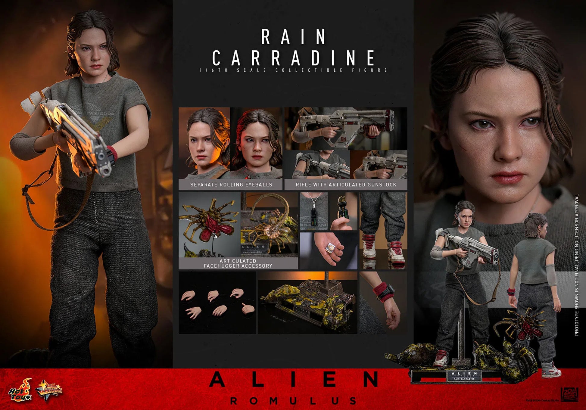 Alien: Romulus: Rain Carradine: 1/6th Scale Action Figure: Hot Toys by Hot Toys – Action Figure, [scale], UK stockist Planet Action Figures