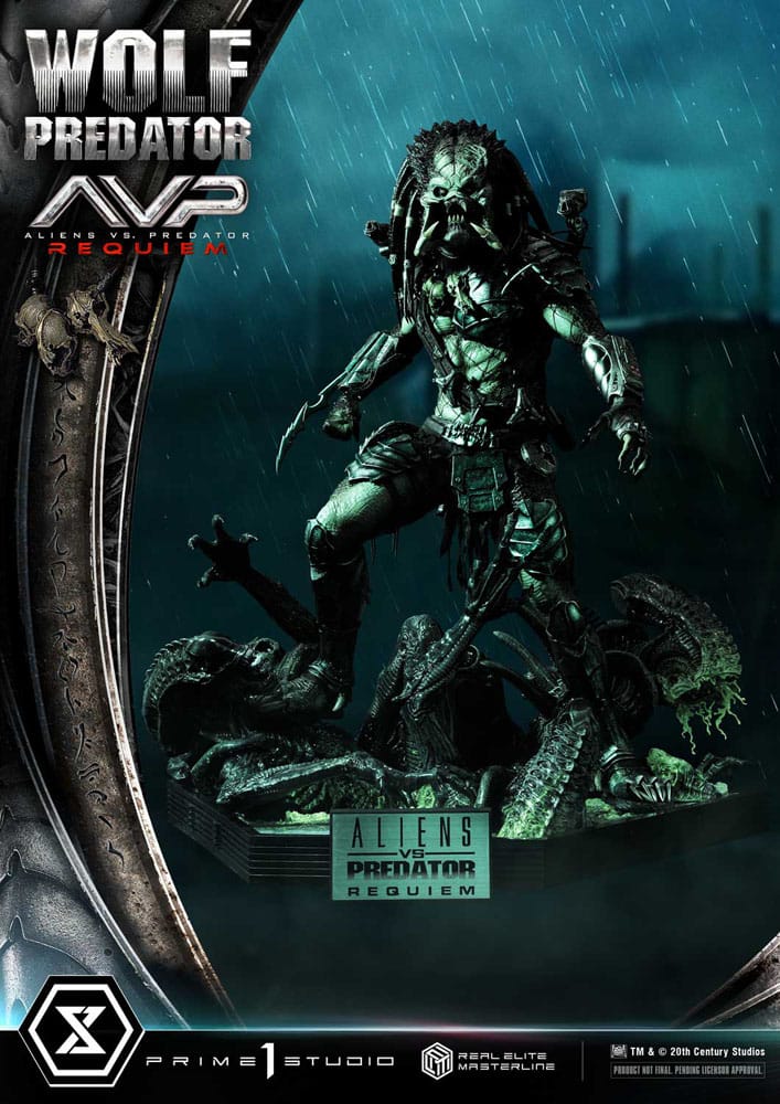 Alien vs. Predator Real Elite Masterline Series Statue 1/3 Requiem Wolf Predator 95 cm - Prime 1 Studio Statues