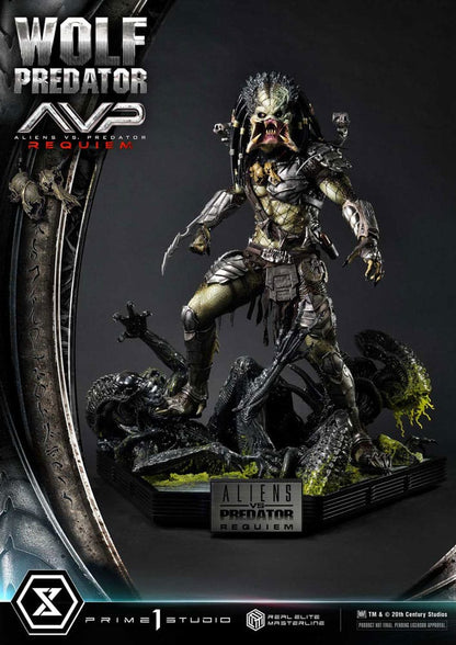 Alien vs. Predator Real Elite Masterline Series Statue 1/3 Requiem Wolf Predator 95 cm - Prime 1 Studio Statues