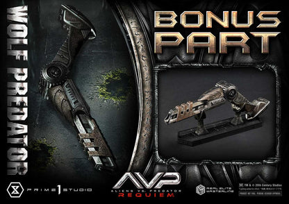 Alien vs. Predator Real Elite Masterline Series Statue 1/3 Requiem Wolf Predator Deluxe Bonus Ver. 95 cm - Prime 1 Studio Statues