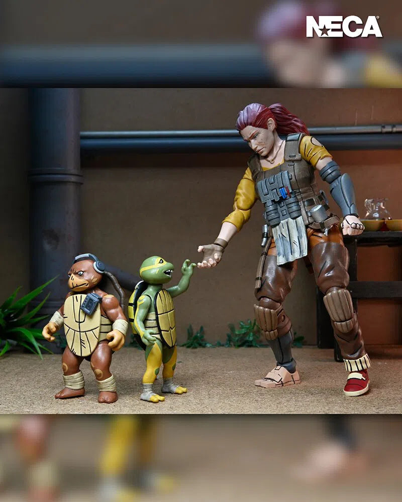 Teenage Mutant Ninja Turtles: The Last Ronin: The Lost Years: Grammy April & Baby Yi & Moja: 7" Action Figure Set