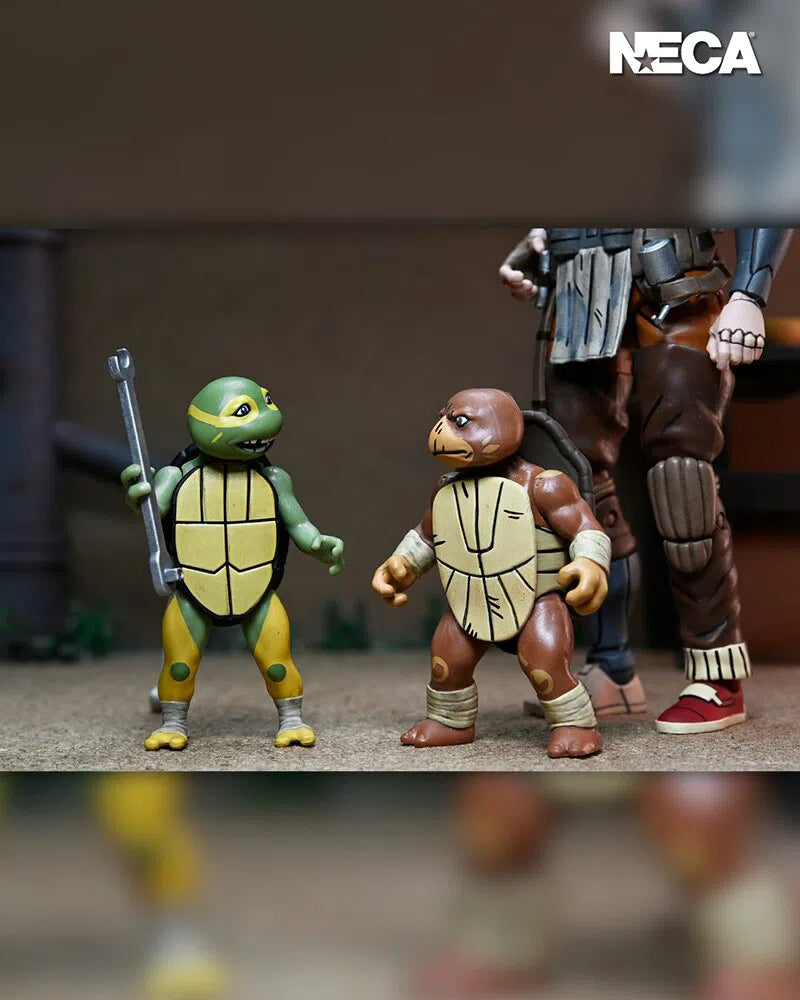 Teenage Mutant Ninja Turtles: The Last Ronin: The Lost Years: Grammy April & Baby Yi & Moja: 7" Action Figure Set