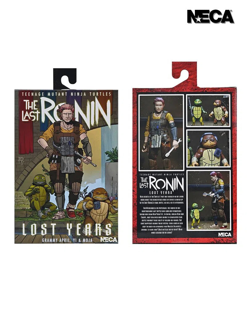 Teenage Mutant Ninja Turtles: The Last Ronin: The Lost Years: Grammy April & Baby Yi & Moja: 7" Action Figure Set