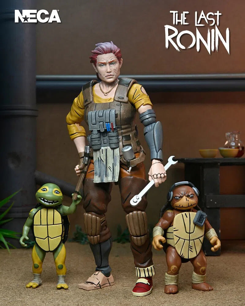 Teenage Mutant Ninja Turtles: The Last Ronin: The Lost Years: Grammy April & Baby Yi & Moja: 7" Action Figure Set