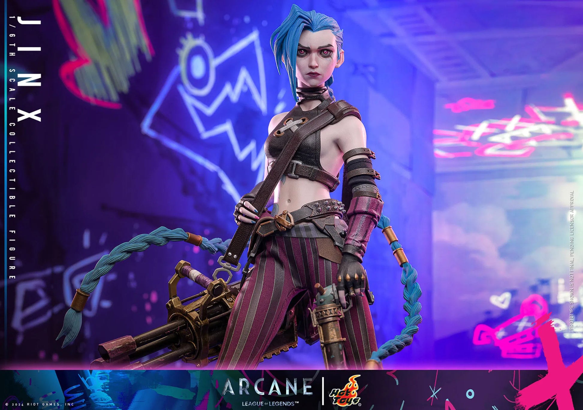 Arcane: Jinx: 1/6th - Hot Toys Action Figures
